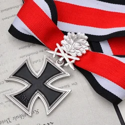 39 edycja niemiecki żelazny krzyż emblemat liść dębu złoty srebrny diament Medal rycerza reprodukcja pamiątkowy Medal odznaka