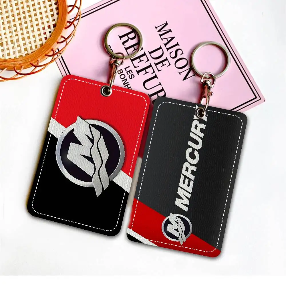 

Mercury Racing Logo Personalised Print Card Holder Suitable For Holder Girls Door Card Case Women Badge Holder Keychain
