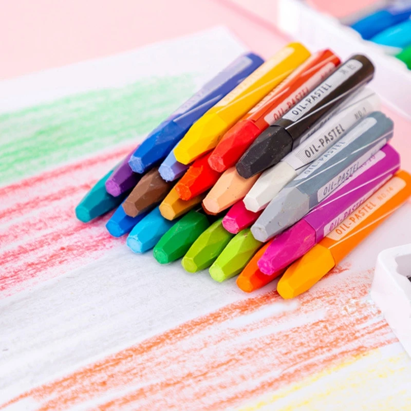 Масляные пастели 12/18/24/36 цветов моющиеся художественные граффити мелки художник набор для детей