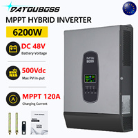 MPPT 6.2KW Hybrid Solar Inverter Pure Sine Wave Inverter 48V To 230V  DATOUBOSS Solar Inverter Charger гибридный инвертор