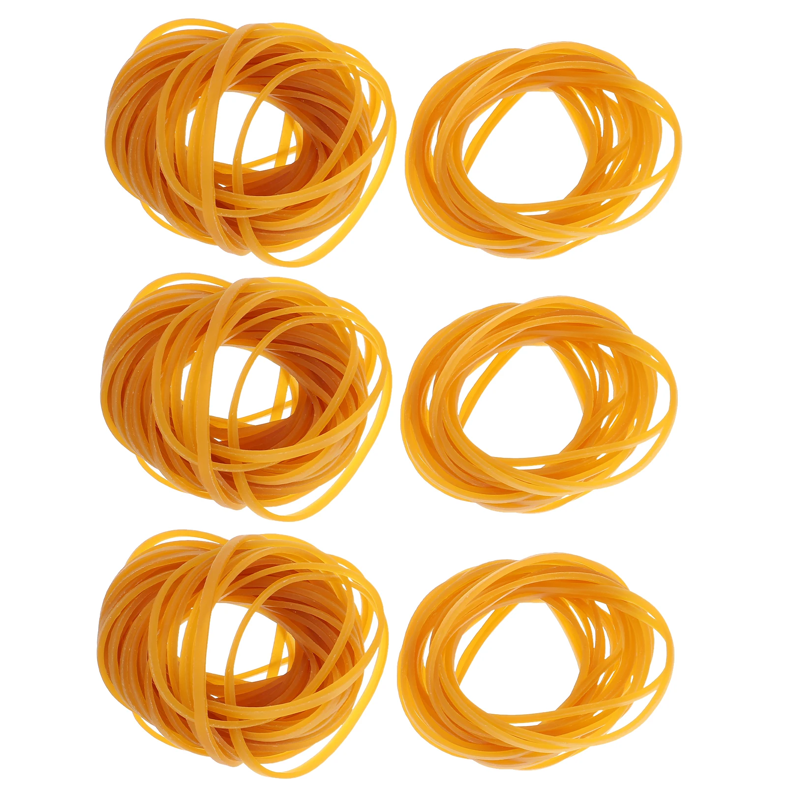 580 قطعة من الأربطة المطاطية المرنة حلقات مطاطية واسعة وسميكة مع مرونة ممتازة لربطات الشعر لتزيين المكاتب المنزلية #2