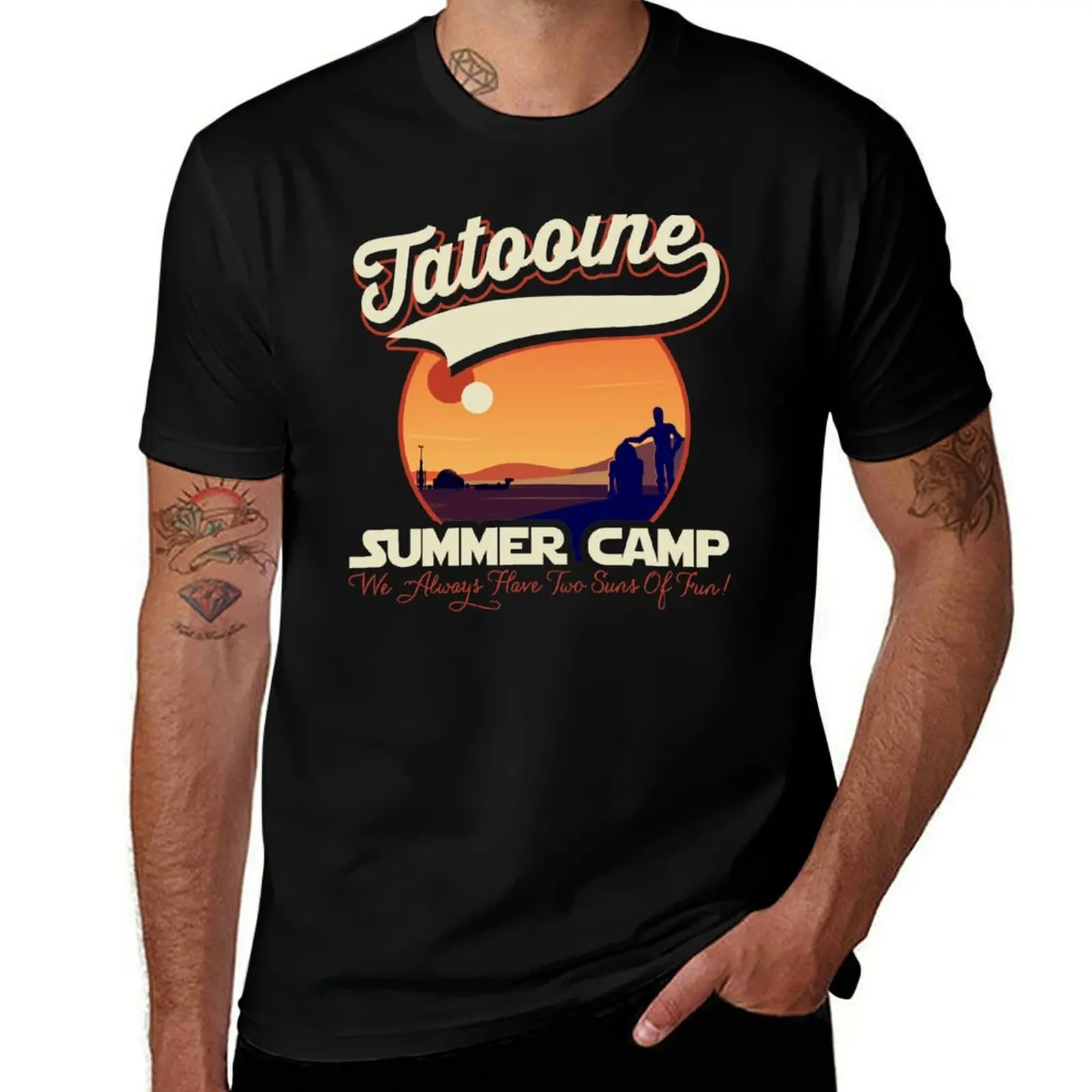 

Tatooine Summer T-Shirt customs cheap stuff baggy shirts quick drying sweat shirts, men