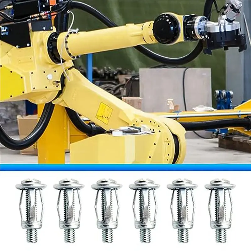 B14C 320PC Expansion Screw Petal Nut,Petal Shape Metal Nut,Jack Nuts Petal Nuts Expansion Nut,For Installation License Plates