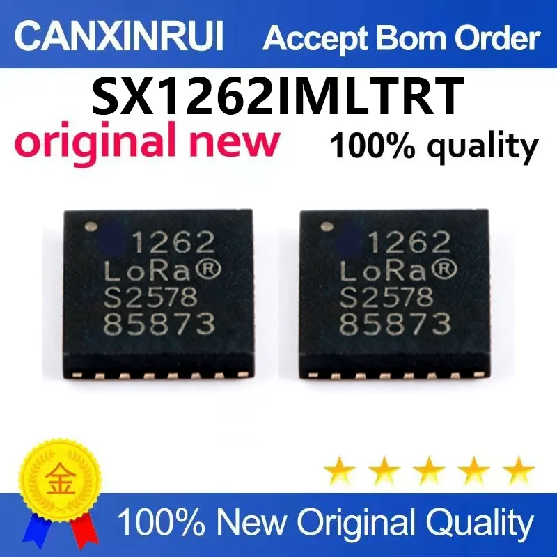 （5pcs-10pcs）New original SX1262IMLTRT SX1262 1262 SMT QFN-24 RF transceiver chip