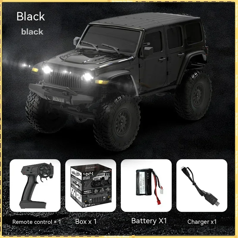 Balance 1:24 Wrangler Climbing Car Rc 4wd Remote Control Adult Professional Full Scale Off Road Vehicle Children's Toy Gift