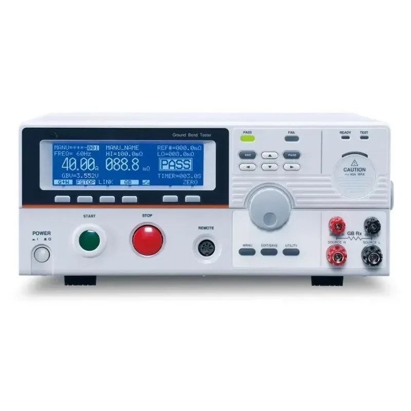 

40A AC Grounding Resistance Tester Programmable Impedance Tester
