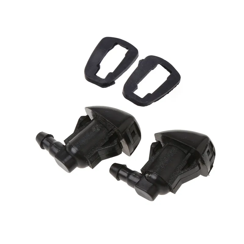 2Pcs Fan Shape Windshield Wiper Washer Jet Nozzle Spray For Toyota E120 Corolla Camry XV30 Car Windshield Accessories