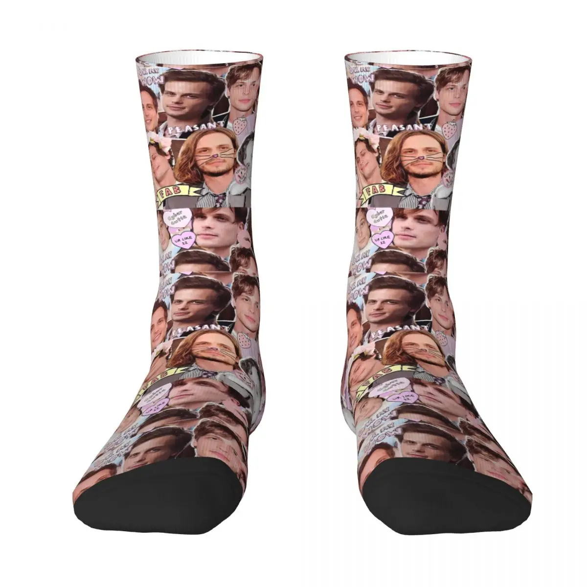 Spencer Reid From Criminal Minds Socks Modern Stockings Men Soft Outdoor Sports Socks Winter Custom Anti Slip Socks