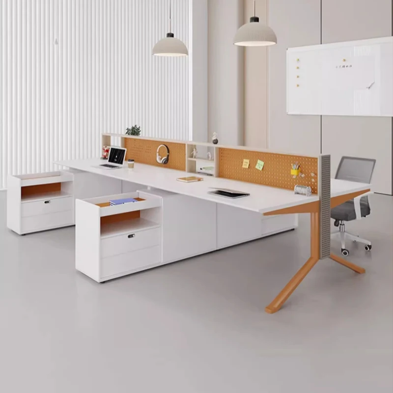 Office Desk Office Staff Desk Simple Modern Screen Station Locker Partition Employee Computer Desk