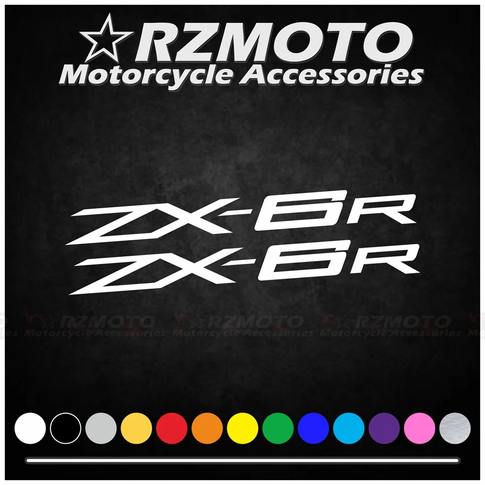 For Kawasaki ZX-6R ZX6R Motorcycle Sticker Car Decoration Fuel Tank Engine Logo Fairing Windshield Helmet Decal