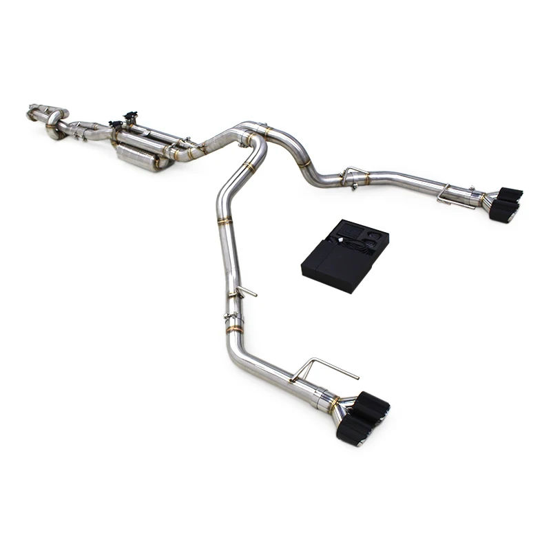 

LXBY-OBM SUS304 Catback Muffler Pipe Auto Accessories Sport Car Valvetronic Exhaust System for Ford Raptor F150 3.5T 2015-2019