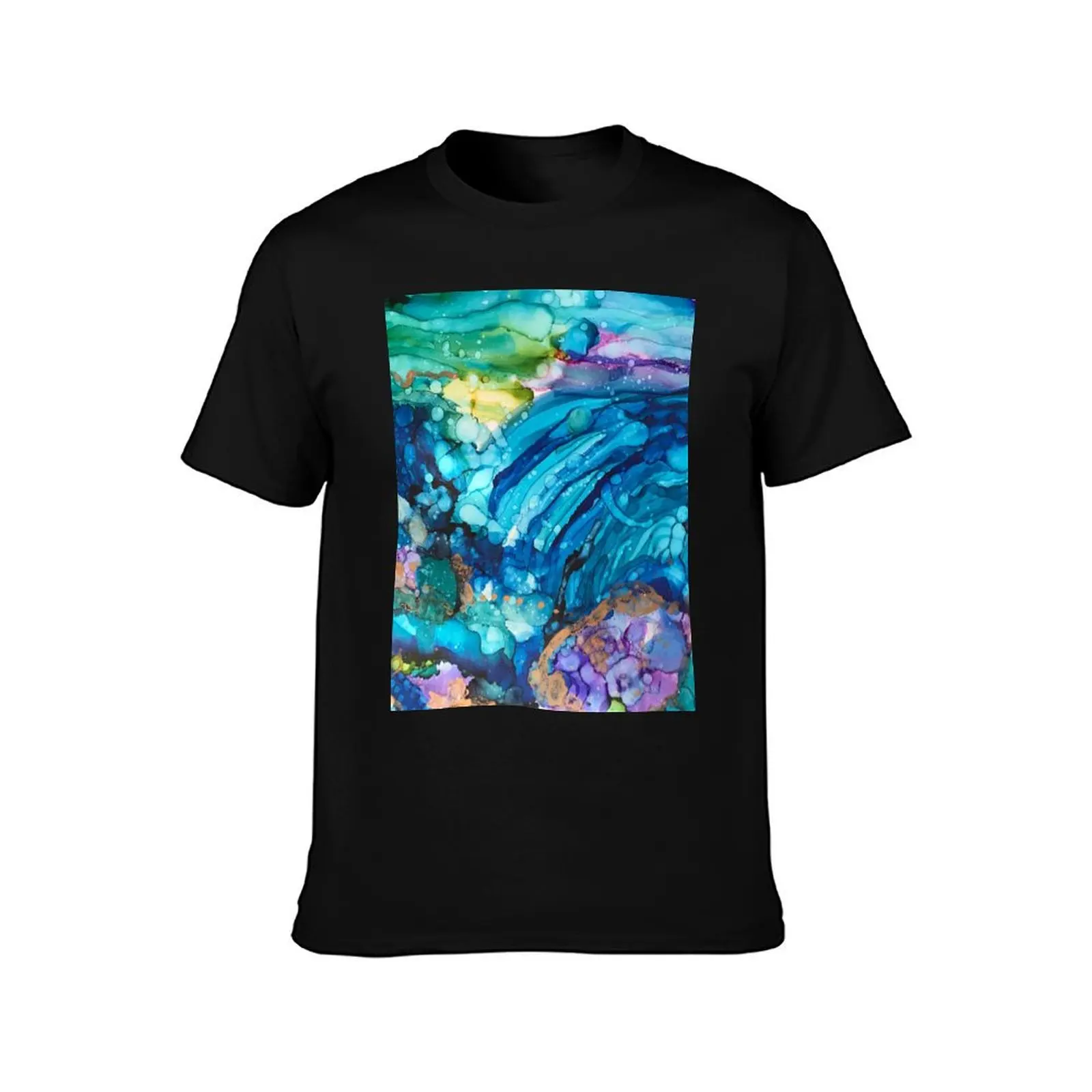 Rush of the Waters T-Shirt Soft Durable Cotton T-Shirt