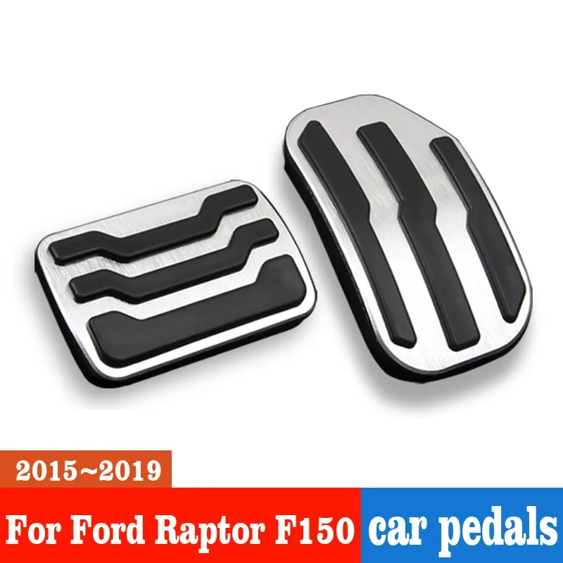 Auto-Gaspedal-Bremspedalabdeckung ohne Bohren, Pedalschutz-Zubehör 2015 2016 2017 2018 2019 2020 Raptor F-150 F150 für Ford