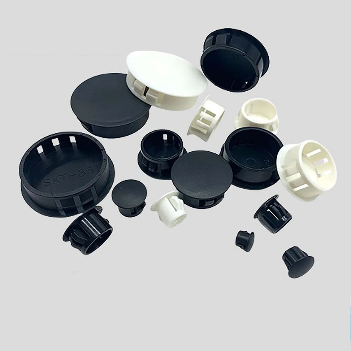 

5mm-50mm Round Plastic Cover Furniture Snap hole plug Panel hole plug drilling screw furniture hole plug anti-theft door hole