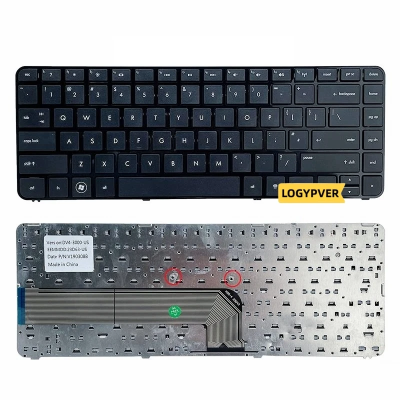 US Keyboard For Hp Pavilion Dv4-4000 Dm4-3000 DV4-3000 3126 3010TX 3114 3115 English