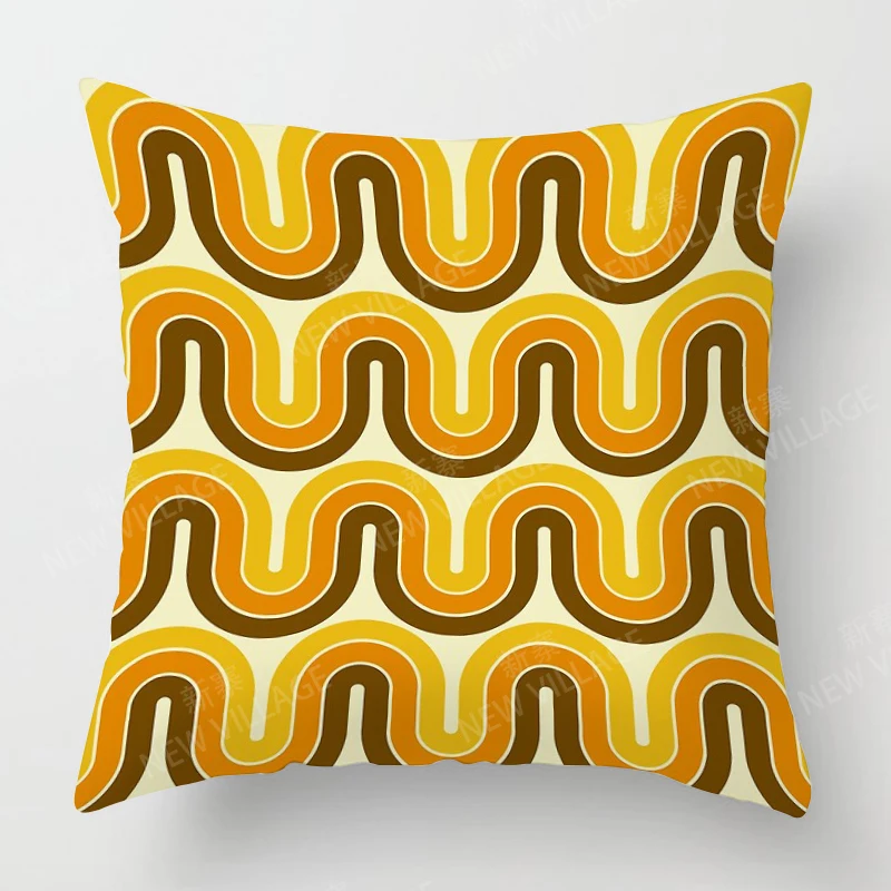Nordic fall home decor autumn throw pillow case sofa Cushion cover modern 45x45cm 45*45 50x50 60x60cm 40*40 40x40 geometry 60*60