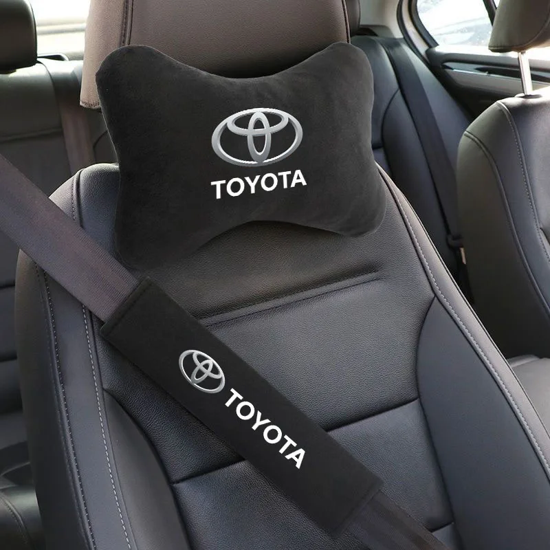 

Car Headrest Neck Pillow Seat Belt Shoulder Pad Fit For Toyota Rav4 CHR Yaris Prius Avensis Corolla Camry Highlander GR 86