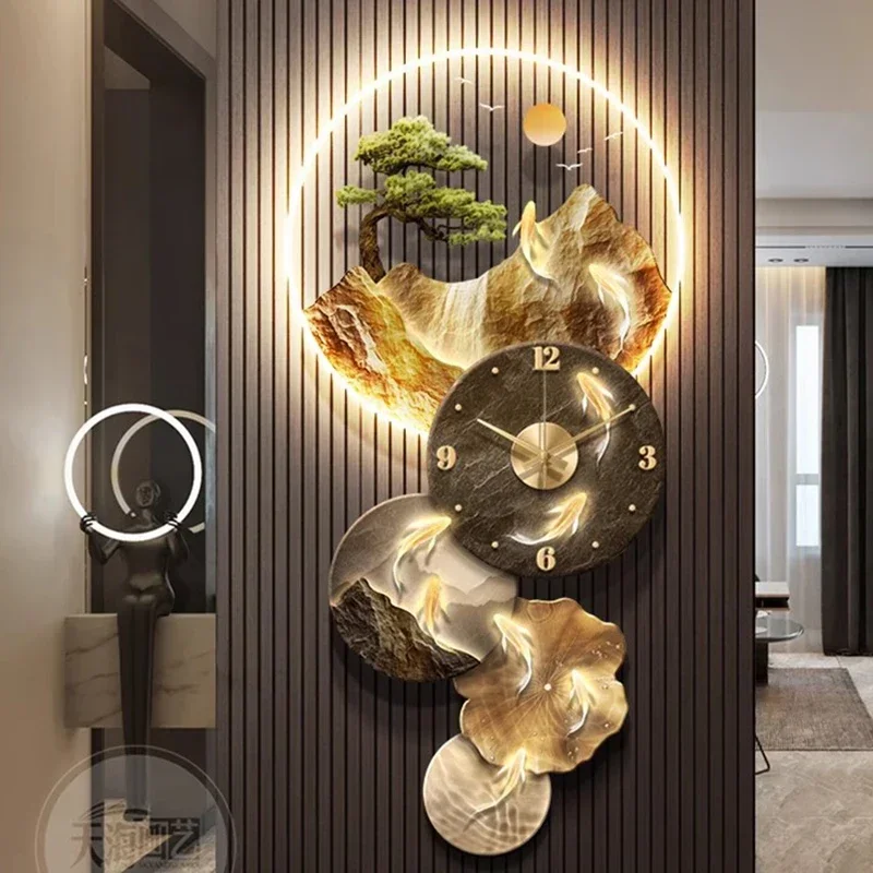 Relojes de Pared de Diseño para Baño, Reloj de Estilo Coreano Vintage, Reloj de Pared Estético para Baño, Reloj de Pared Nórdico de Moda para Restaurante, Decoración del Hogar