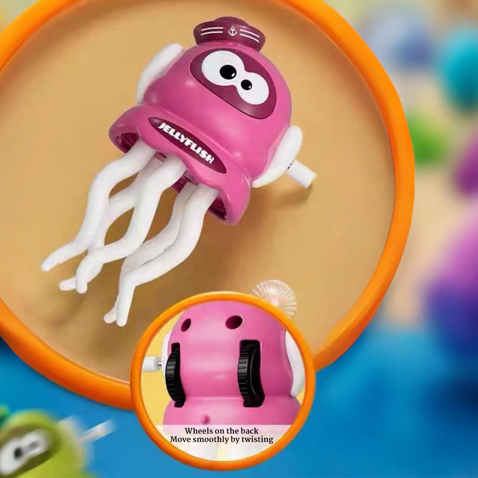 문어 장난감 자동 스윙 문어 교육 학습 게임 소년을위한 대화 형 시계 장난감 소녀 목욕 생일 샤워