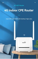 4G lte cpe  router 300m CAT4  RJ45 WAN LAN indoor wireless modem Wireless Router with SIM Card Slot