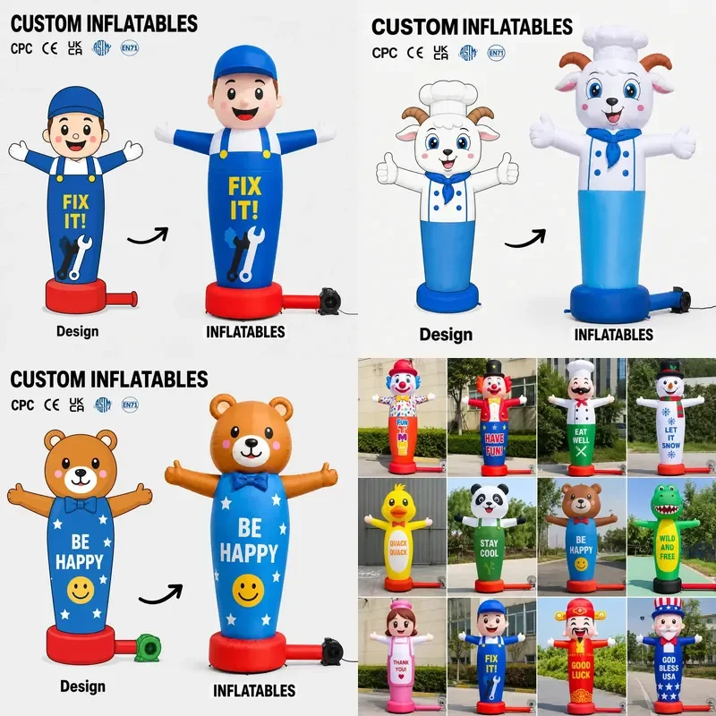 for OEM Out of Home Advertising Inflatable Humanoid Balloon Custom Inflatable Billboard for Promotion