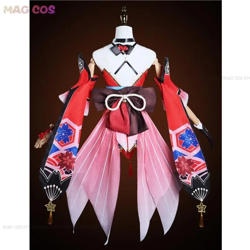 Funkeln Honkai Cosplay Spiel Honkai Star Rail Sparkle Cosplay Kostüm Party Outfits Kostüm Perücke Fuchs Maske Frauen Rollenspiel Outfits