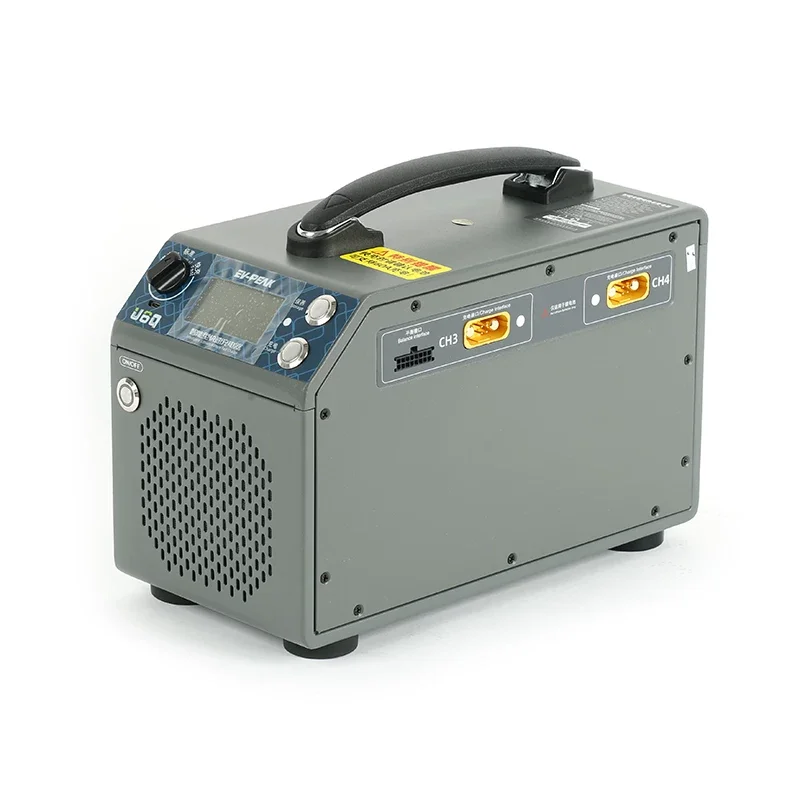 EV-PEAK U6Q Smart Balance Charger 4-Channel 60A High Current 3000W High Power 12-14S