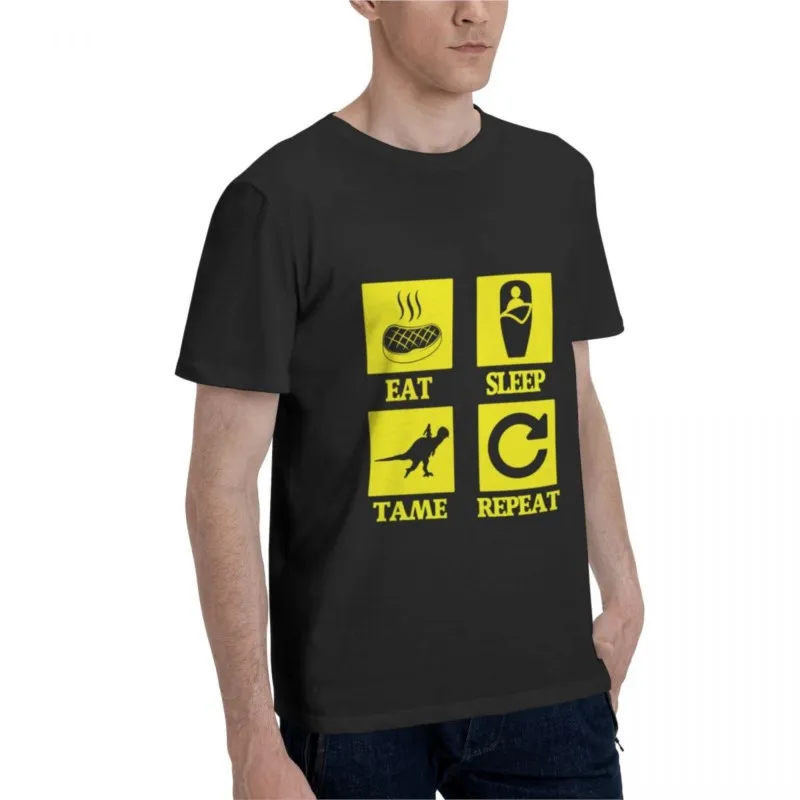 Ark Survival Evolved - EAT SLEEP TAME REPEATEssential T-Shirt graphics t shirt mens t shirts Blouse