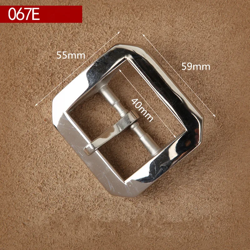 1pcs 40mm Stainless Steel Solid Brass Belt Buckles Pin Cowboy for Men\'s Jean Accessories DIY Leather Craft Fit 3.7-3.9cm Belts