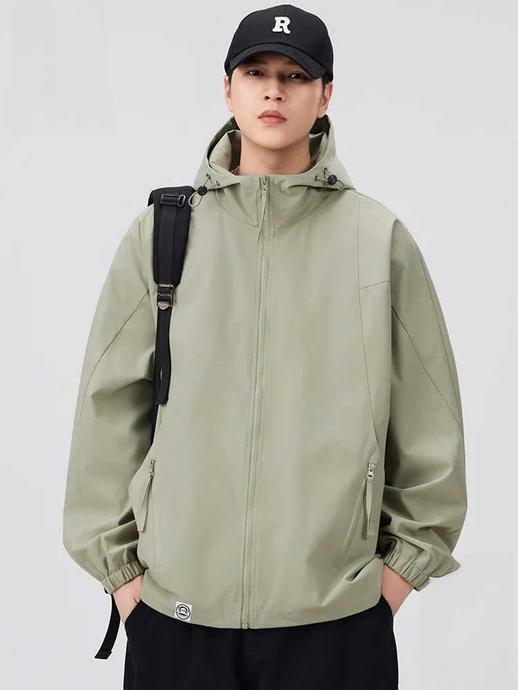 

PaulFrank American Sle Loose Fit Hoodie Jaet Men's Autumn New Windproof Casual Monkey Mouth up irt Zipper Decoration