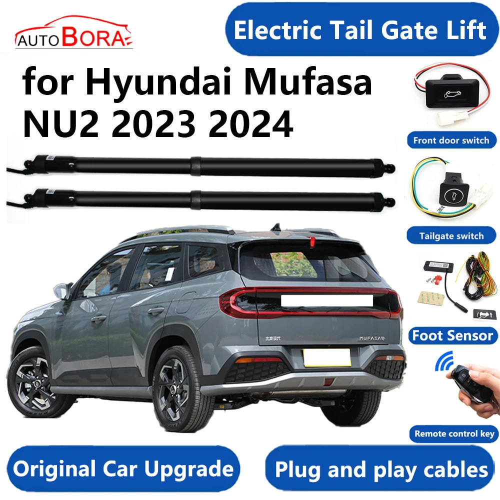 AutoBora Car Electric Tail Gate Lift System Power Liftgate Kit Auto Automatic Tailgate Opener for Hyundai Mufasa NU2 2023 2024