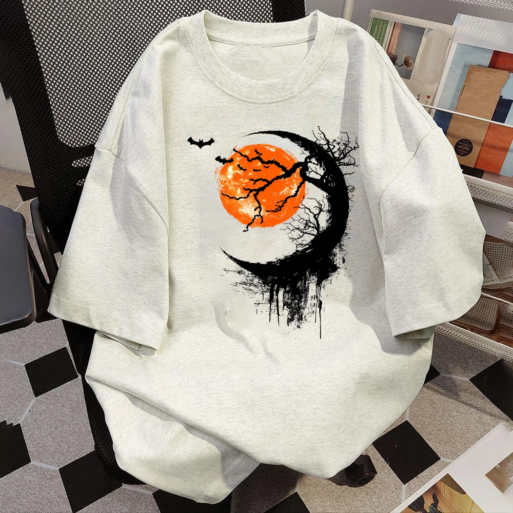 25cm Punk Style Mysterious Night Moon Iron On Heat Transfer Stickers For Ironing Transfers For Clothing Diy Clothes Appliques
