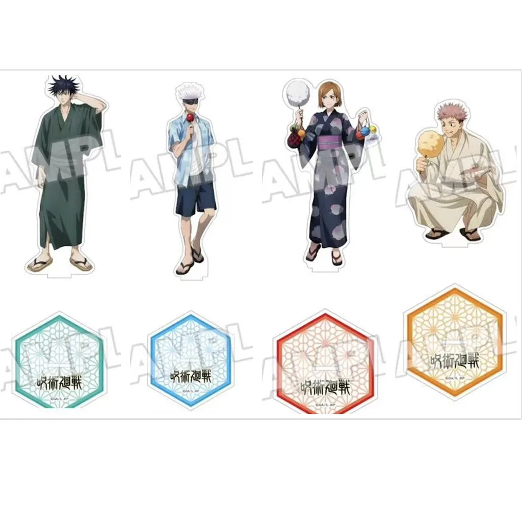 

Anime Fushiguro Megumi Gojo Satoru Yuji Itadori Game 2 Acrylic Stand Doll Figure Model Plate Cosplay Toy For Gift