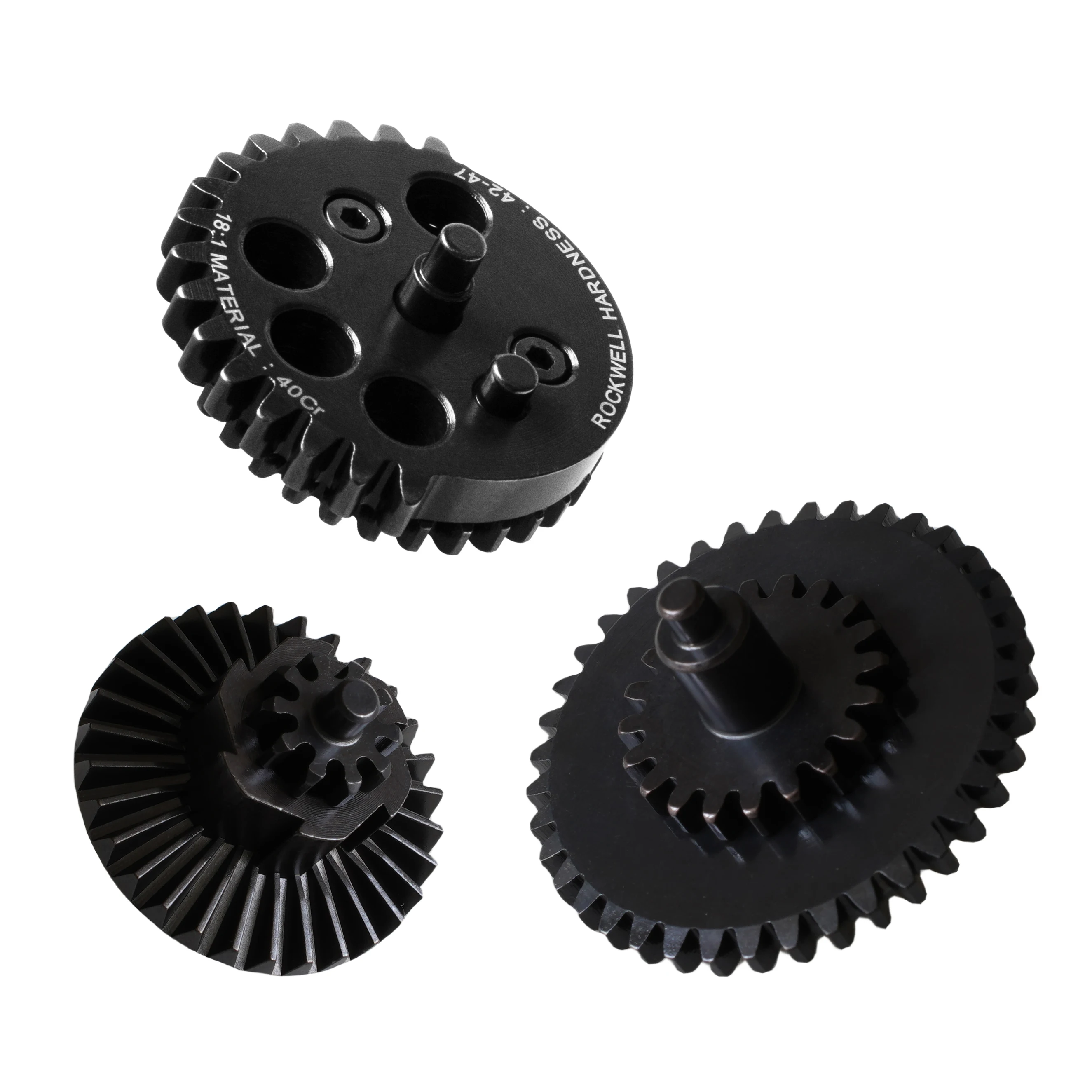 JVAN Gear  CNC Steel Cut 40Cr Series Tactical Gear Set 12:1 13:1 16:1 18:1 for AEG Version 2/3 Airsoft Gearbox