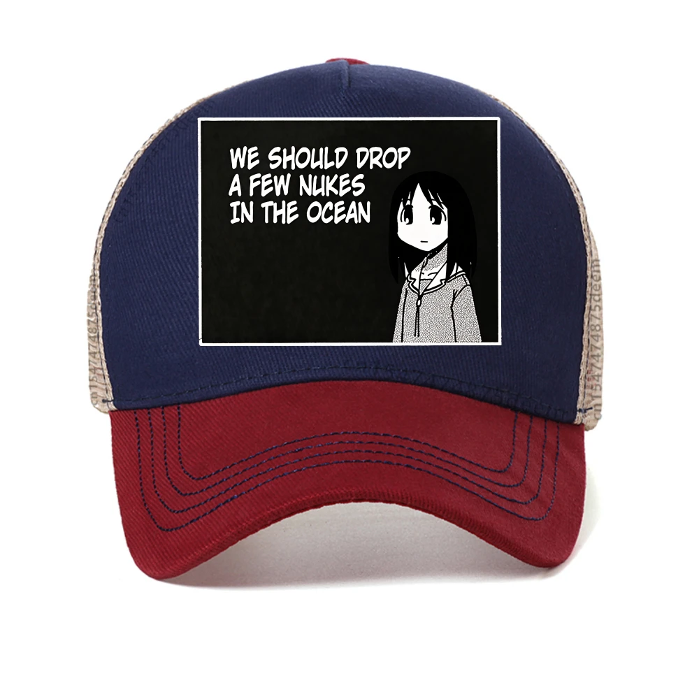 

Azumanga Daioh baseball cap Fashion Men/Women Harajuku Cute Anime Girl Quote caps casual Unisex Breathable sun snapback hat