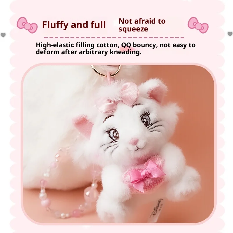 Potdemiel ديزني وعاء العسل ماري القط سلسلة بدلاية أفخم دمية لعبة هدية للنساء عيد ميلاد لينة محشوة الحيوان تحصيل #4