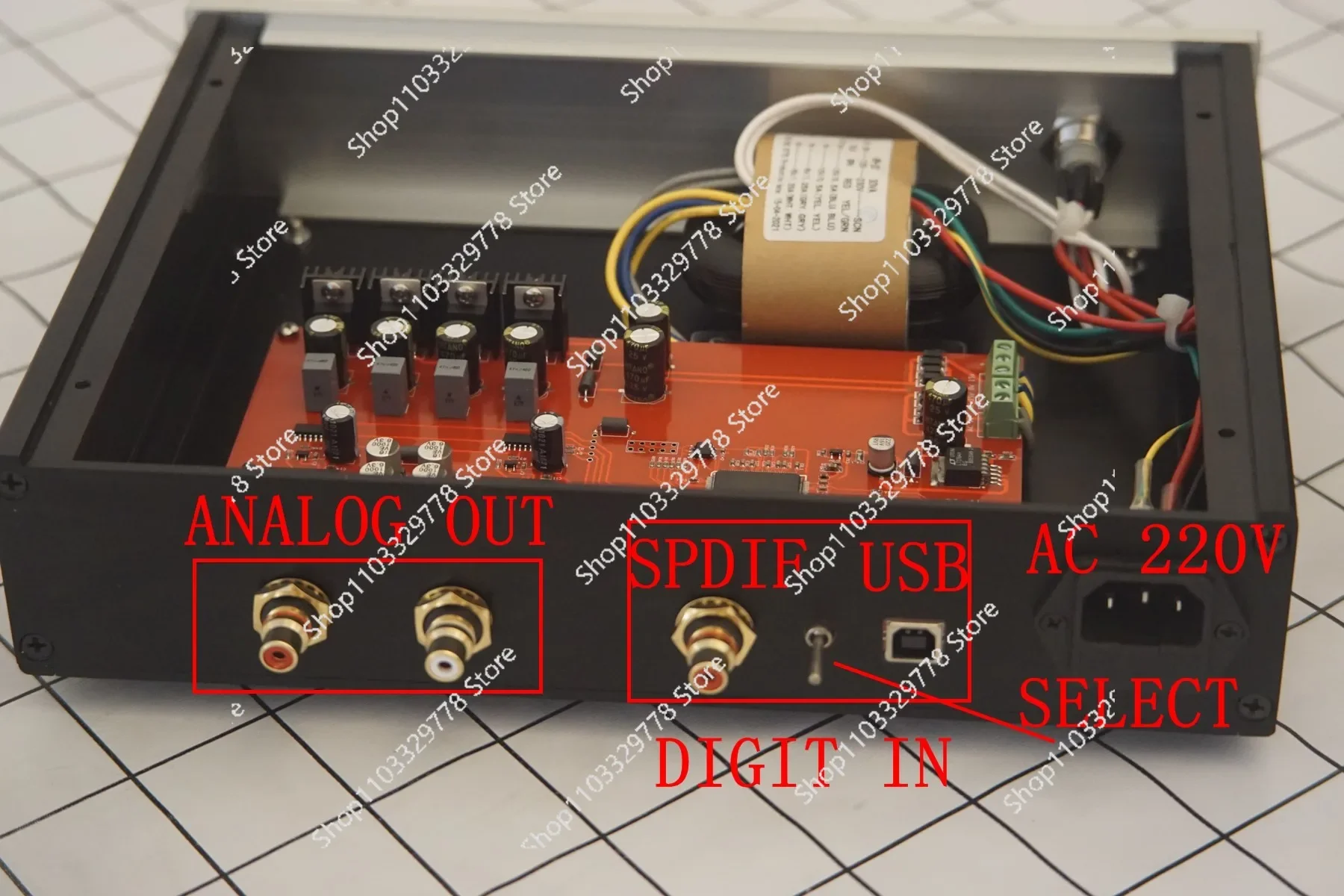 AD1865 R2R NOS DACFPGA asynchronous processing technology, dual parallel fever decoder
