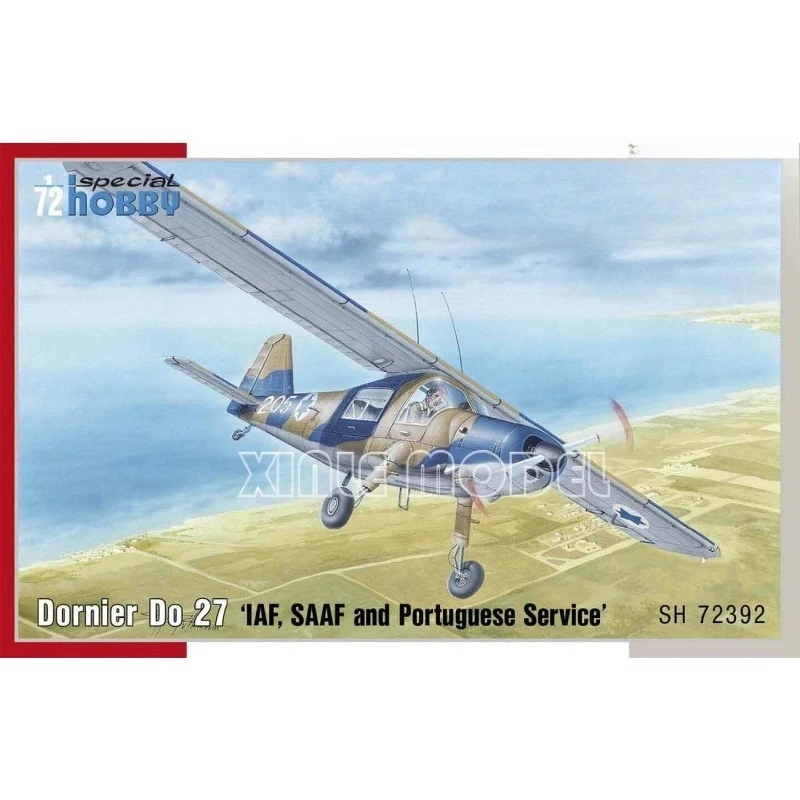 

Сборная пластиковая модель самолета Special Hobby 72392 Dornier Do 27 (ВВС ИАФ, ВВС ЮАФ и португальские ВВС) 1/72