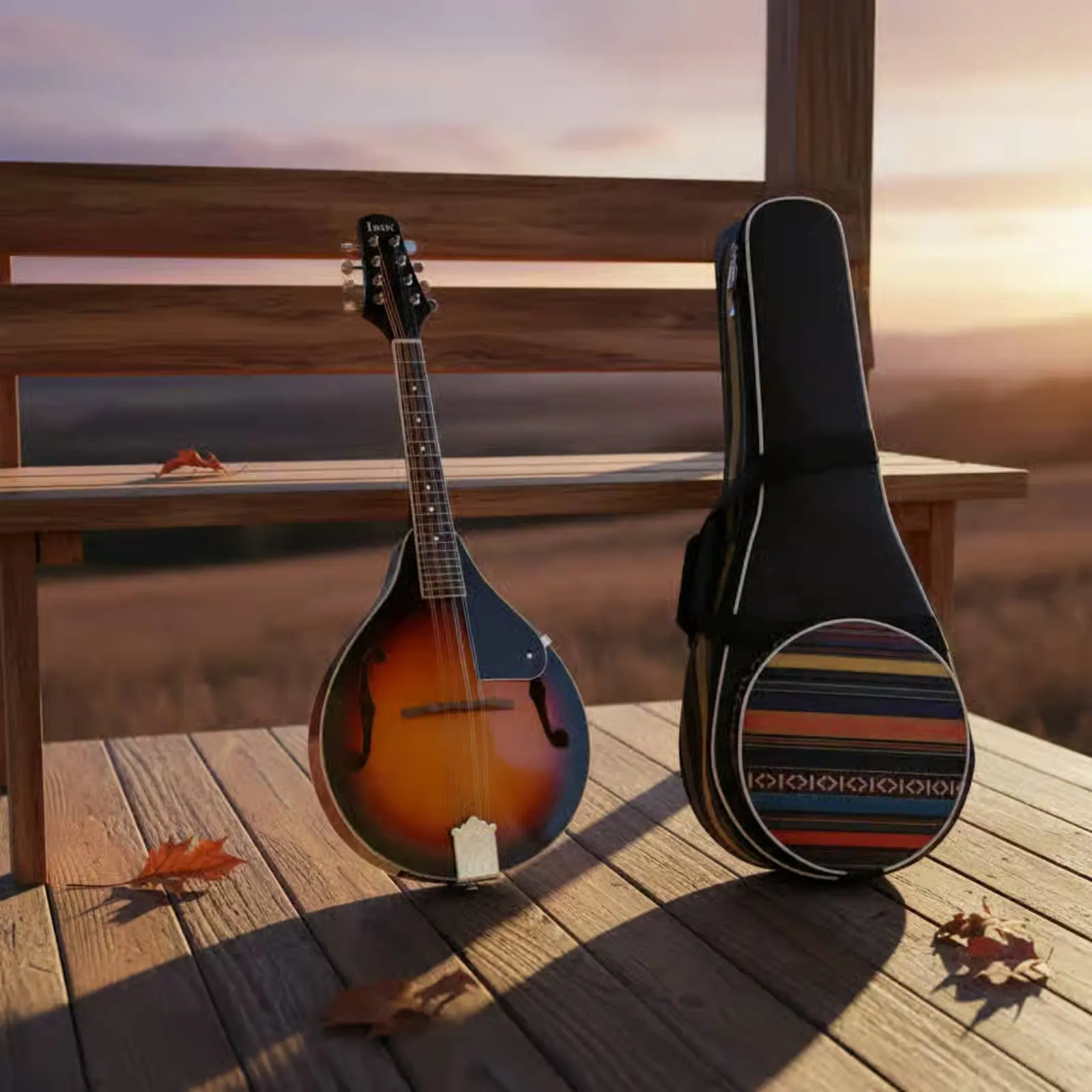 8-String Mandolin Hand-Friendly Shape Plucked Instrument