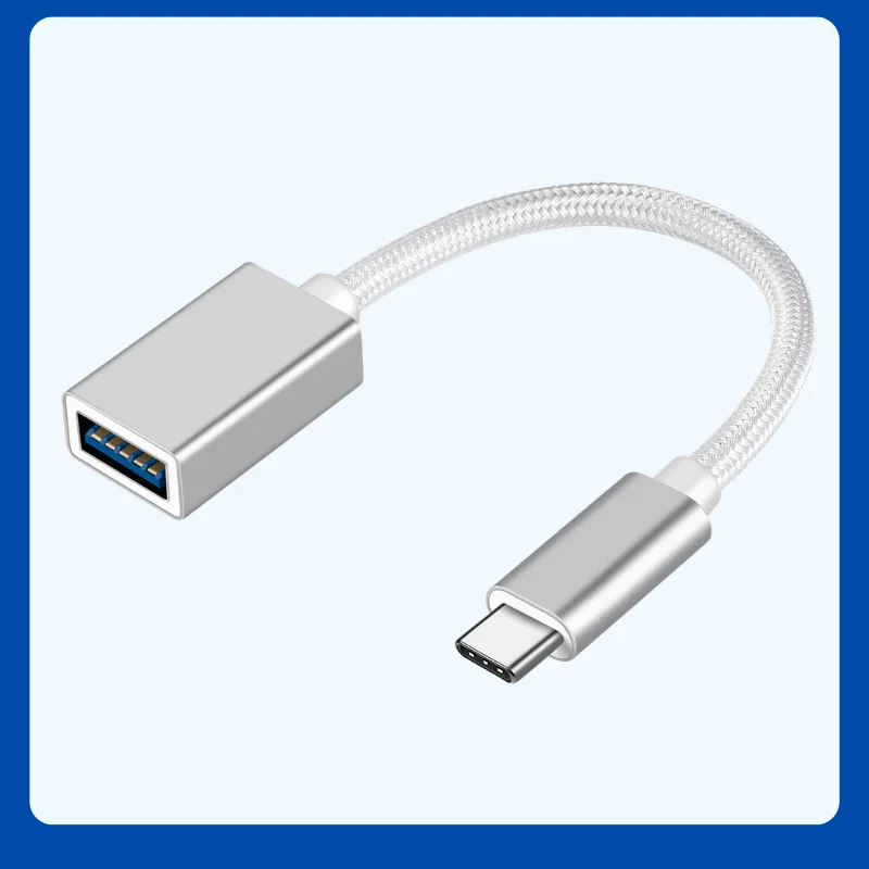 Type C OTG USB3.2 Adapter Cable USB C Male to USB 3.2 Female Converter For Phone Laptop Tablet MacBook Data Transfer Reading