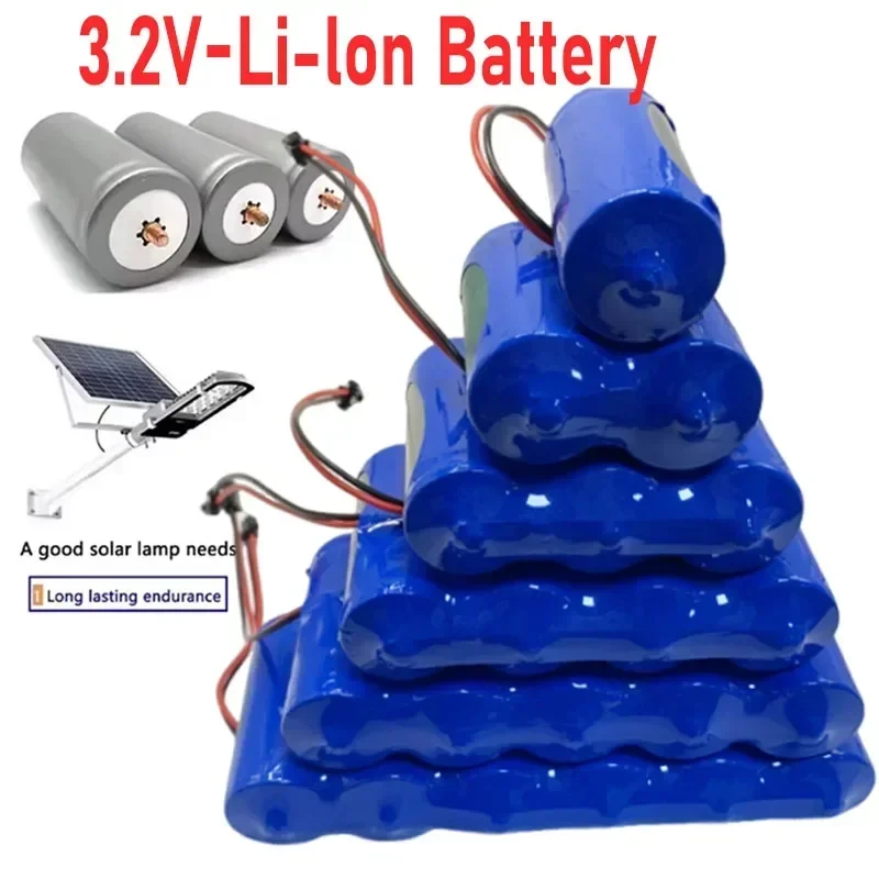 32650 3.2V 60Ah LIFEPO4 solar lamp battery large capacity lithium iron battery solar street lamp floodlight battery and Protec