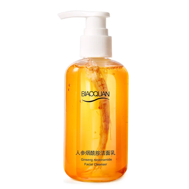 200ml Ginseng Niacinamide Facial Cleanser for Controlling Oil and Moisturizing The Face Skin for Face Beauty