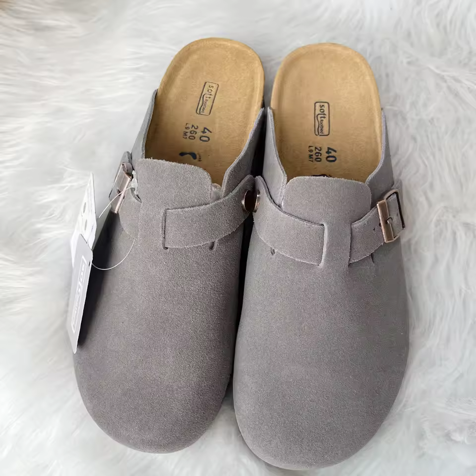 Soft Footbed Top Quality New Leather For Women And Men Fashion Summer All-Match Sandals Shoes soft-Soled Sandals For Daily Wear - AliExpress