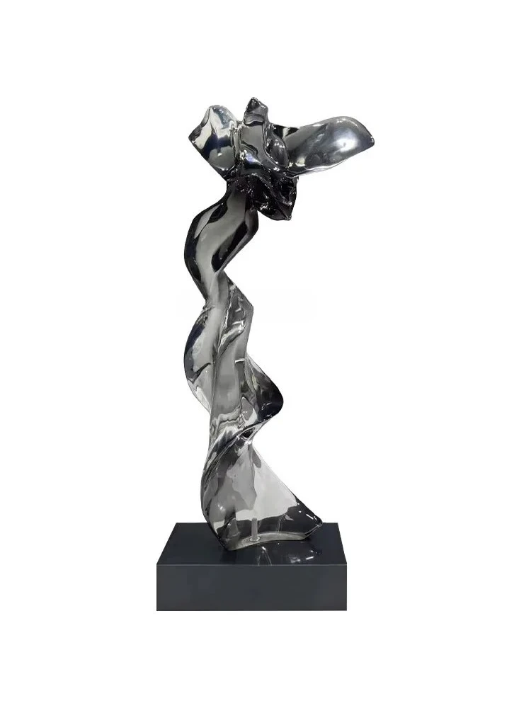 

AbstractTransparent Resin Sculpture Sales Office Staircase Hotel Lobby Entrance Living Room Neo Chinese Style Ornaments Orn