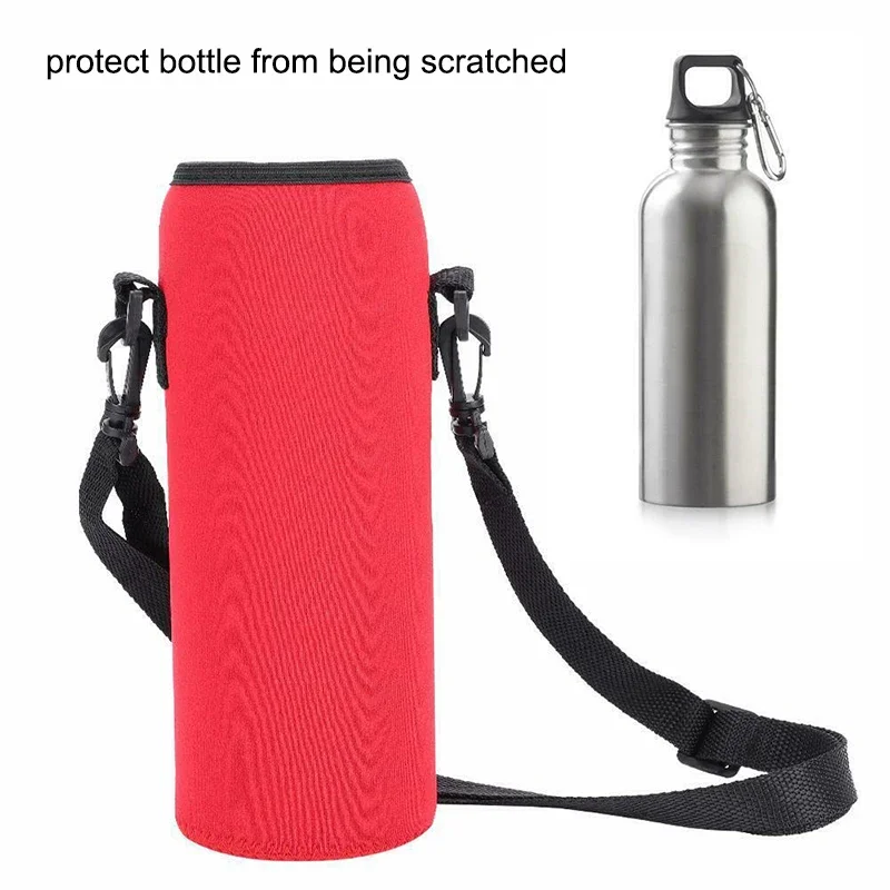 Useful Practical Water Bottle Bag Camping Strap Travel Carrier Case Cover Drink Holder Insulated Pouch Storage Beverage