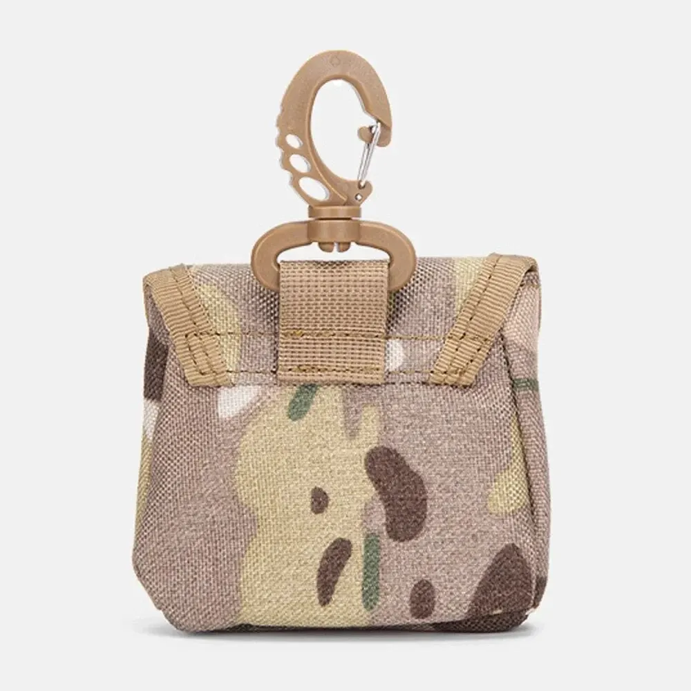 Waterdichte camping EDC-zak, tactisch sleutelmuntzakje, portemonnee, reisset, munttas, outdoor jacht camouflage heuptasje