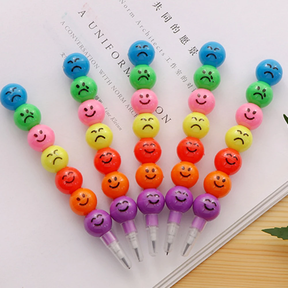 10PCS 7 Colors Candied Haws Pencils Stationery Gifts for Kids Birthday Party Baby Shower Kindergarten Back to School Party Gifts