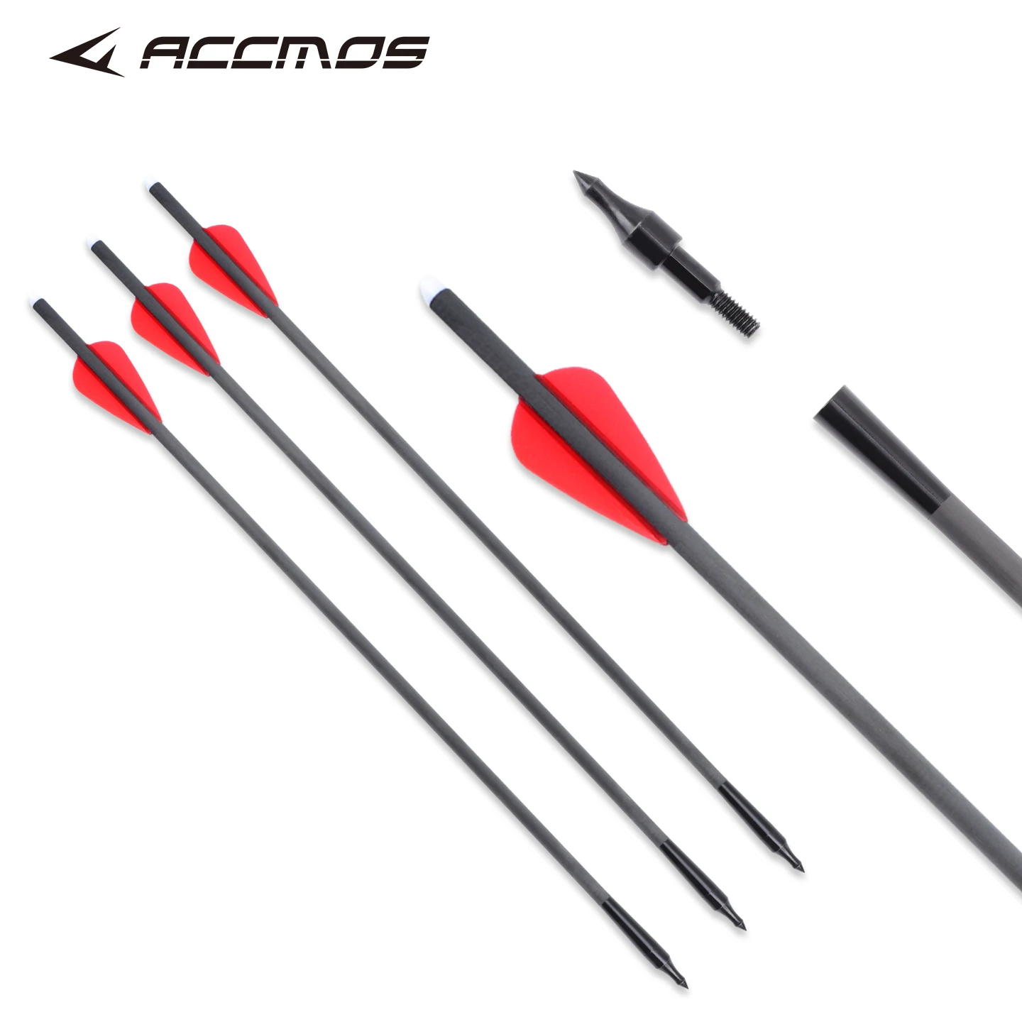 

Новые 13-дюймовые арбалетные стрелы, съемные наконечники стрел, id 4,2 мм, od6 мм, стержень стрелы из чистого углерода