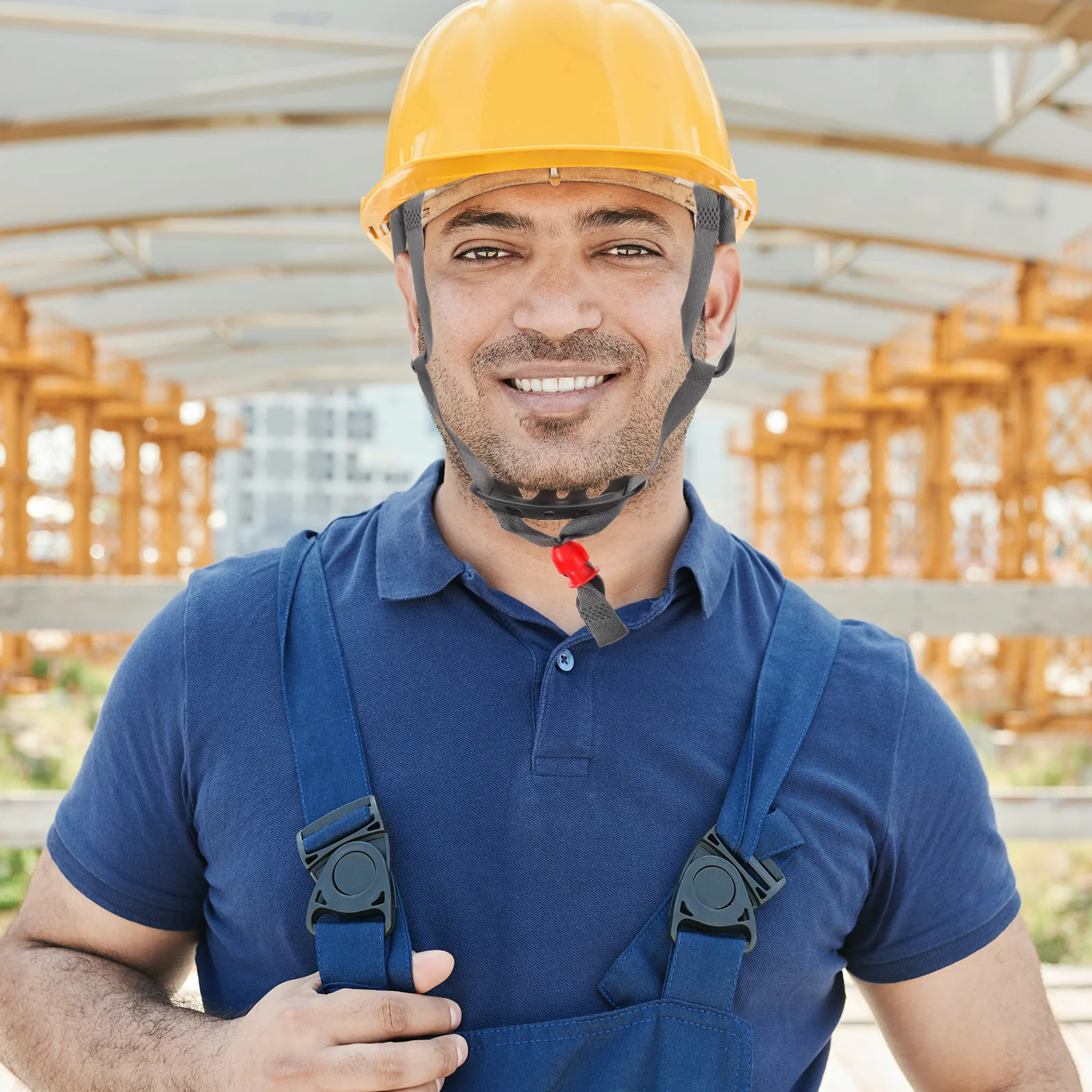 

Hard Hat Chin Strap Y-Shaped Adjustable Belt For Construction Replacement Durable Long Term
