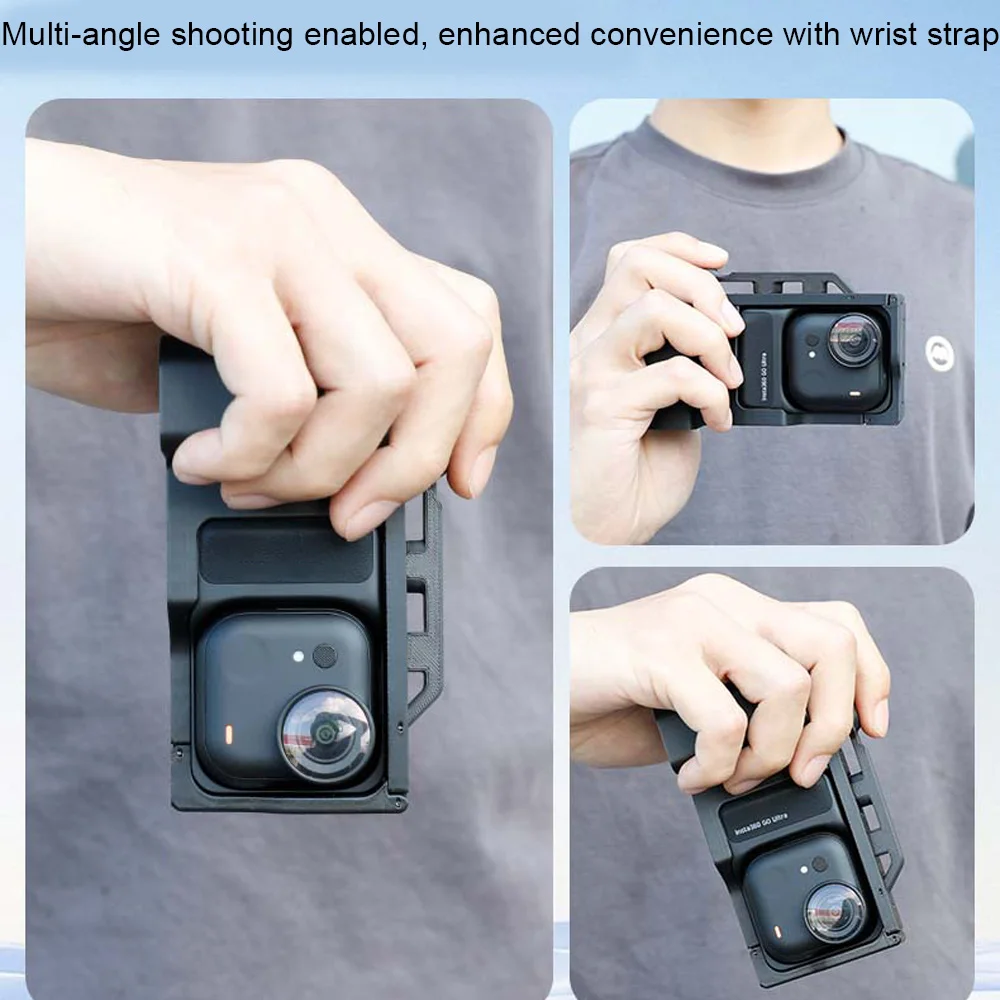 

3D printing Street Grip Vlog Holder Combo Camera Grip Holder For Insta360 go Ultra Camera Grip Camera Accessories